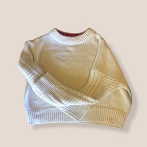 Off white Topshop sweater cropped